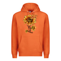 Carrot faith sunflower Premium Hoodie - MaliasSmallBusiness