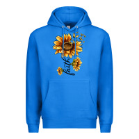 True Royal faith sunflower Premium Hoodie - MaliasSmallBusiness