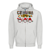 Dove Grey Chingona Zipper Hoodie - CowhideDigitalArt