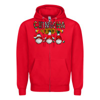 Red Chingona Zipper Hoodie - CowhideDigitalArt