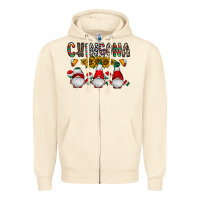 Sandshell Chingona Zipper Hoodie - CowhideDigitalArt