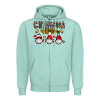 Seafoam Chingona Zipper Hoodie - CowhideDigitalArt