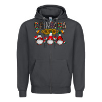 Smoke Chingona Zipper Hoodie - CowhideDigitalArt