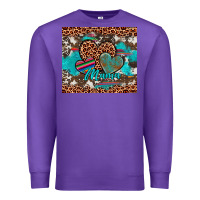 Purple hearts mama Premium Sweatshirt - Artiststas