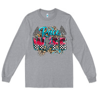 Heather Grey race wife Long Sleeve Tee - Zillion Design Studio