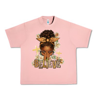 Salmon believe praying afro messy bun Urban Heavy Tee - texasbilliewilder