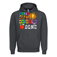 Smoke hello sun schools done Zipper Hoodie - HRA Design Shop