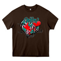 Chocolate Brown Mom I You More Heavy Core Tee - SublimationCraftShop