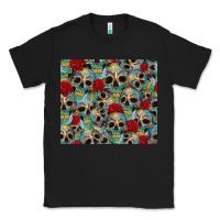 Black sugar skulls roses tumbler 3 Classic Tee - CTS Tumbler Store