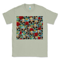 Matcha sugar skulls roses tumbler 3 Classic Tee - CTS Tumbler Store