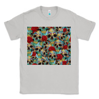 Moon Dust sugar skulls roses tumbler 3 Classic Tee - CTS Tumbler Store