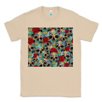 Mushroom sugar skulls roses tumbler 3 Classic Tee - CTS Tumbler Store