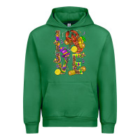 Emerald Love Crawfish Mardi Gras Urban Hoodie - BundleAndBundleShop