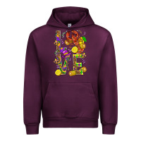 Mauve Wine Love Crawfish Mardi Gras Urban Hoodie - BundleAndBundleShop