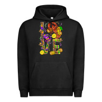 Pigment Black Love Crawfish Mardi Gras Urban Hoodie - BundleAndBundleShop