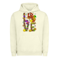 Pigment Pistachio Love Crawfish Mardi Gras Urban Hoodie - BundleAndBundleShop