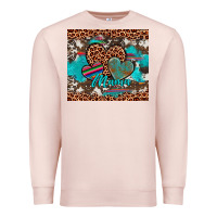 Pale Pink hearts mama Premium Sweatshirt - Artiststas