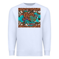 White hearts mama Premium Sweatshirt - Artiststas