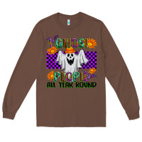 Chestnut I Ghost People All Year Round Long Sleeve Tee - texasbilliewilder