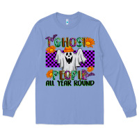 Colony Blue I Ghost People All Year Round Long Sleeve Tee - texasbilliewilder