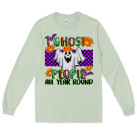 Matcha I Ghost People All Year Round Long Sleeve Tee - texasbilliewilder
