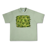 Oil Green st patrick's day shamrock leopard background Urban Heavy Tee - RanaPortraitStore