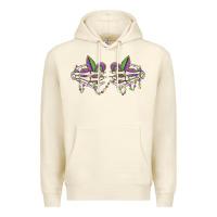 Sandshell skeleton hands mardi gras Premium Hoodie - MaliasSmallBusiness