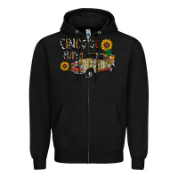 Black cinco de mayo truck Zipper Hoodie - CowhideDigitalArt