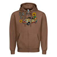 Chestnut cinco de mayo truck Zipper Hoodie - CowhideDigitalArt