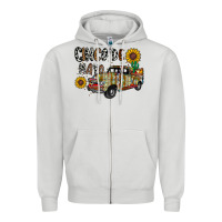 Dove Grey cinco de mayo truck Zipper Hoodie - CowhideDigitalArt