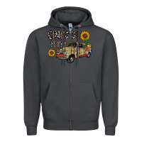 Smoke cinco de mayo truck Zipper Hoodie - CowhideDigitalArt