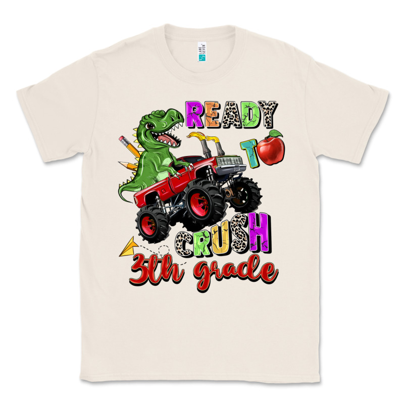 Ready To Crush 3th Grade Classic Tee by Zillion Design Studio | Teevron
