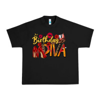 Black birthday diva Urban Heavy Tee - Zillion Design Studio