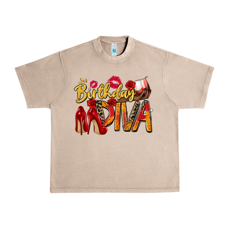 Birthday Diva Urban Heavy Tee by Zillion Design Studio | Teevron