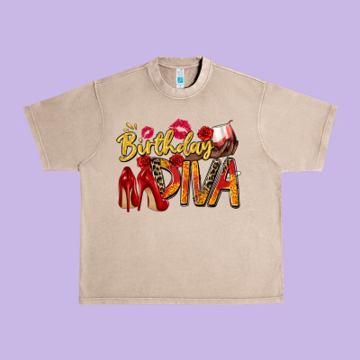 Urban Heavy Tee birthday diva