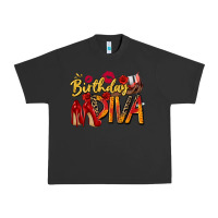 Pigment Black birthday diva Urban Heavy Tee - Zillion Design Studio