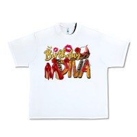 White birthday diva Urban Heavy Tee - Zillion Design Studio