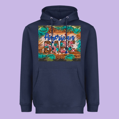American Babe Heavyweight Hoodie Designed By Artiststas
