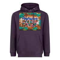 Plum american babe Heavyweight Hoodie - Artiststas