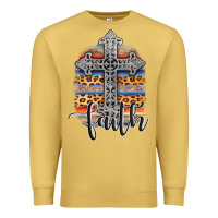 Antique Gold western faith Premium Sweatshirt - AdoDesignShop