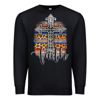 Black western faith Premium Sweatshirt - AdoDesignShop