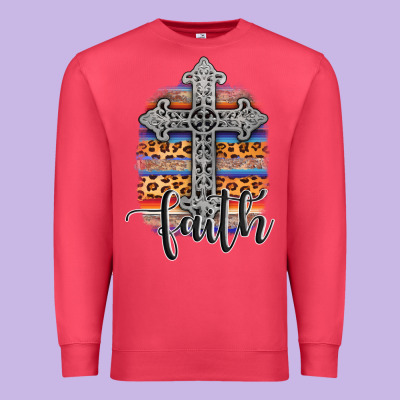 Western Faith Premium Sweatshirt Designed By Adodesignshop