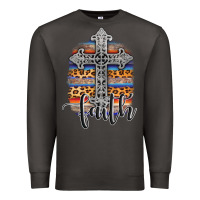 Smoke western faith Premium Sweatshirt - AdoDesignShop