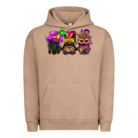 Pigment Burro Mardi Gras afro gnomies Urban Hoodie - BundleAndBundleShop