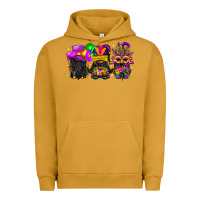 Pigment Peanut Butter Mardi Gras afro gnomies Urban Hoodie - BundleAndBundleShop