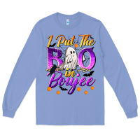 Colony Blue I Put The Boo In Boujee Long Sleeve Tee - texasbilliewilder