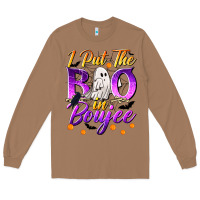 Toasted Coconut I Put The Boo In Boujee Long Sleeve Tee - texasbilliewilder