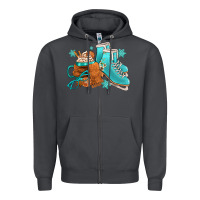 Smoke Winter Ice Skating Boots And Coffee Zipper Hoodie - FaDigitalArtStudio