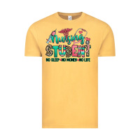 Vintage Mustard nursing student no sleep no money no life Vintage Tee - RanaPortraitStore