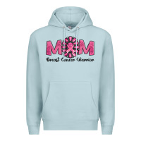 Blue Mist Breast Cancer warrior mom Premium Hoodie - NancyCooperArtShop
